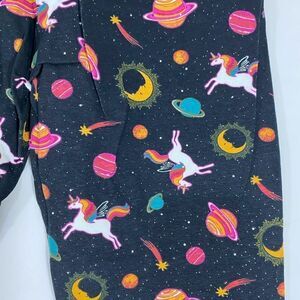 NWT Leggings Girls 14-16 Flying Unicorns, Moons and Planets